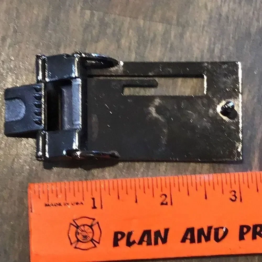 Belt buckle silver tone by